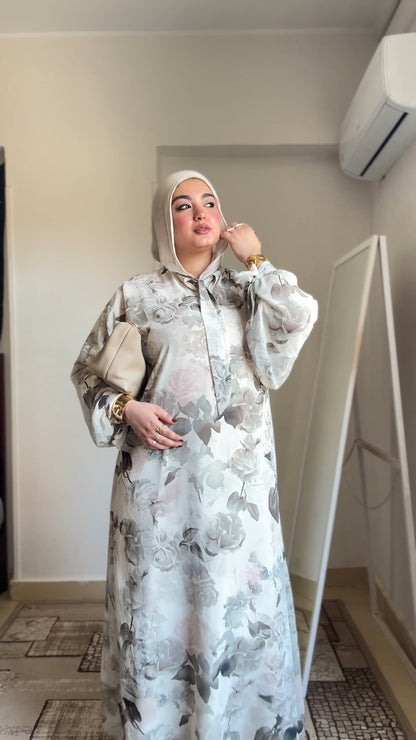 Yaqout Chiffon Dress