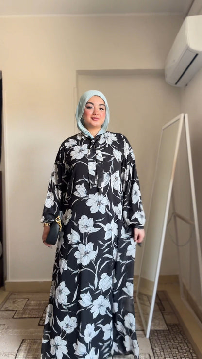 Yaqout Chiffon Dress